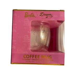 🆕 Barbie x Dragon glass mug